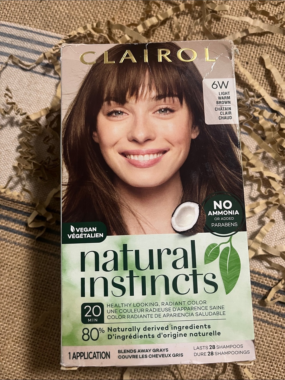 4. Clairol Natural Instincts Hair Color - Light Warm Brown (6W)